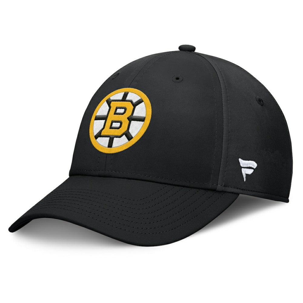 Boston Bruins Fanatics Primary Logo Flex Hat Black