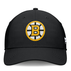 Boston Bruins Fanatics Primary Logo Flex Hat Black