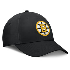 Boston Bruins Fanatics Primary Logo Flex Hat Black