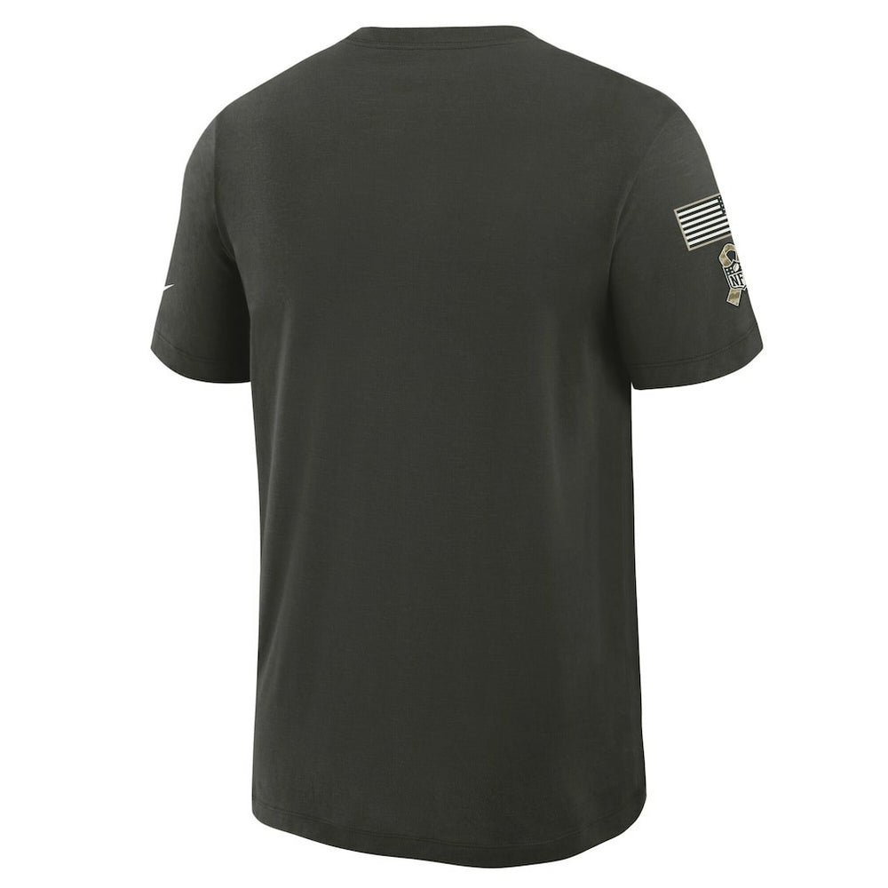 Dallas Cowboys 2025 Salute to Service Sideline Slub Dri-FIT T-Shirt - Forest Green | Nike outlet