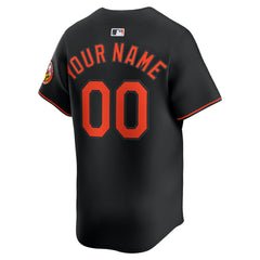 Baltimore Orioles Alternate Limited Custom Jersey - Black | Nike