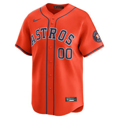 Houston Astros Alternate Limited Custom Jersey - Orange | Nike
