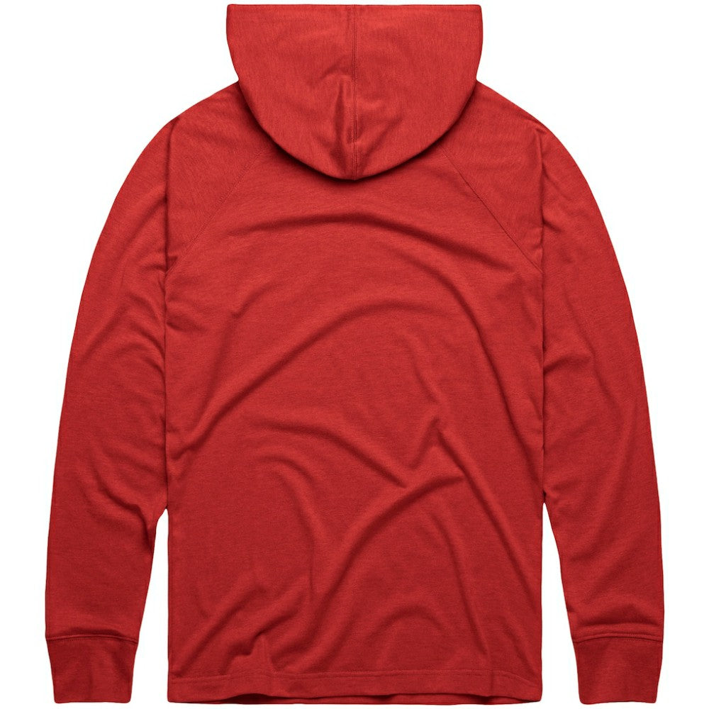 St. Louis Cardinals Homage Lightweight Raglan Tri-Blend Pullover Hoodie - Red