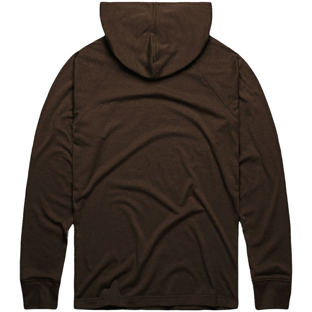 San Diego Padres Homage Lightweight Raglan Tri-Blend Pullover Hoodie - Brown