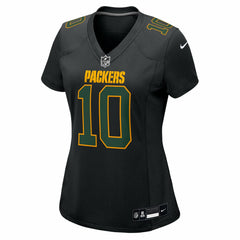 Jordan Love Green Bay Packers Women's Fashion Game Jersey - Black | Nike online