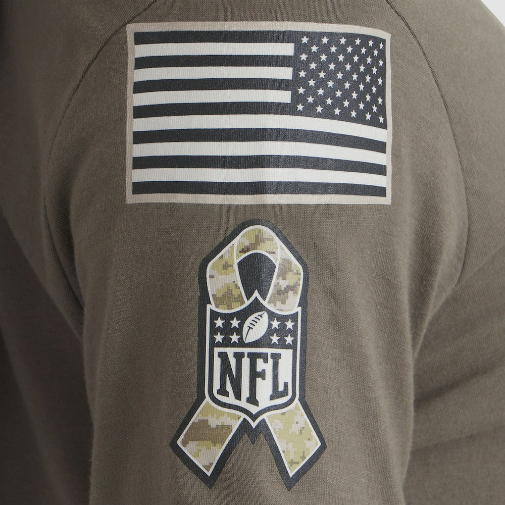 Washington Commanders Women's 2025 Salute to Service Sideline T-Shirt - Olive | Nike outlet