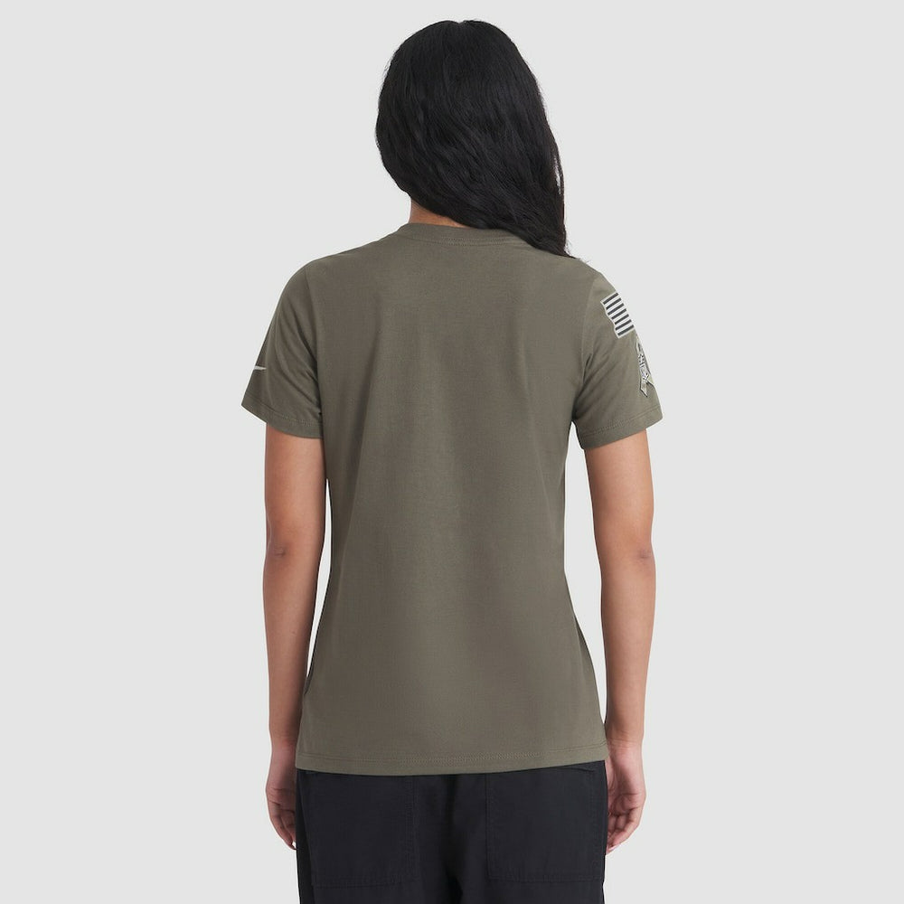 Houston Texans Women's 2025 Salute to Service Sideline T-Shirt - Olive | Nike online