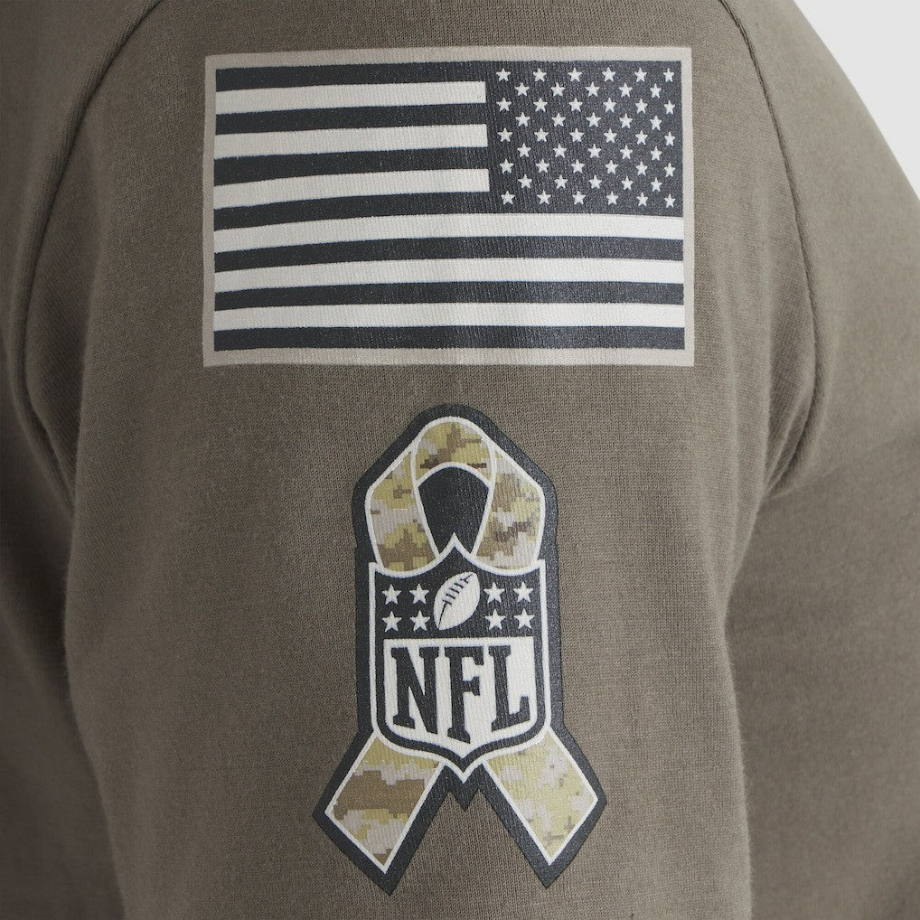 Baltimore Ravens Women's 2025 Salute to Service Sideline T-Shirt - Olive | Nike cheap