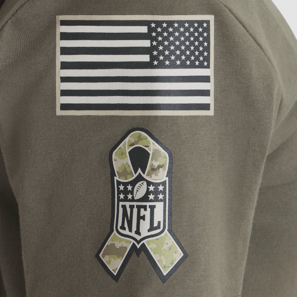 Green Bay Packers Women's 2025 Salute to Service Sideline T-Shirt - Olive | Nike for sale