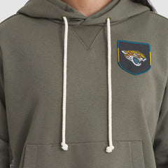 Jacksonville Jaguars Women's 2025 Salute to Service Sideline Standard Issue Dri-FIT Hoodie - Olive | Nike for sale
