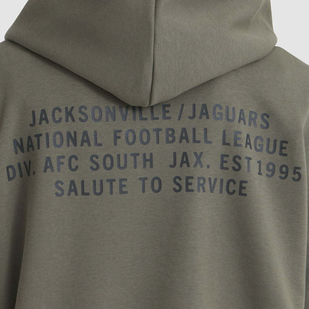 Jacksonville Jaguars Women's 2025 Salute to Service Sideline Standard Issue Dri-FIT Hoodie - Olive | Nike for sale