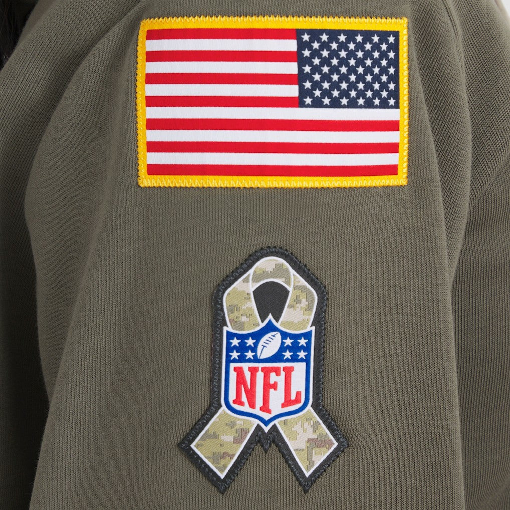 Arizona Cardinals Women's 2025 Salute to Service Sideline Standard Issue Dri-FIT Hoodie - Olive | Nike discount