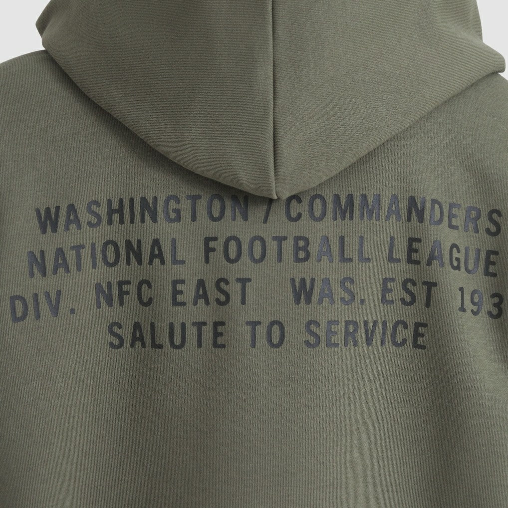 Washington Commanders Women's 2025 Salute to Service Sideline Standard Issue Dri-FIT Hoodie - Olive | Nike for sale