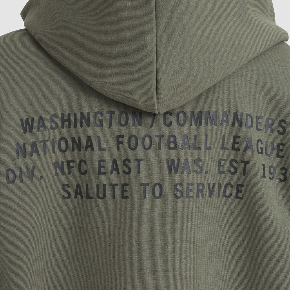 Washington Commanders Women's 2025 Salute to Service Sideline Standard Issue Dri-FIT Hoodie - Olive | Nike for sale