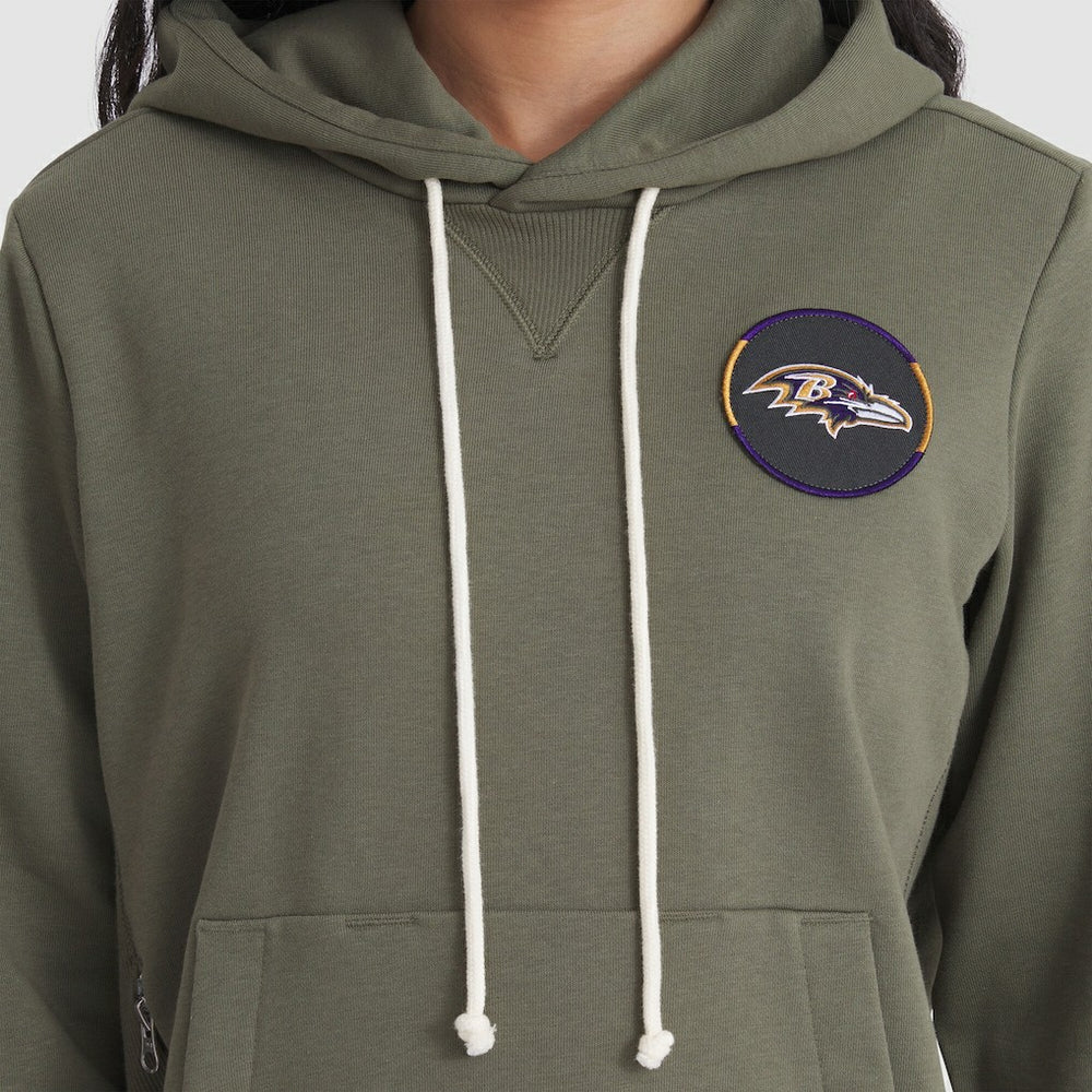 Baltimore Ravens Women's 2025 Salute to Service Sideline Standard Issue Dri-FIT Hoodie - Olive | Nike cheap