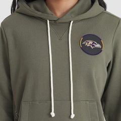 Baltimore Ravens Women's 2025 Salute to Service Sideline Standard Issue Dri-FIT Hoodie - Olive | Nike cheap