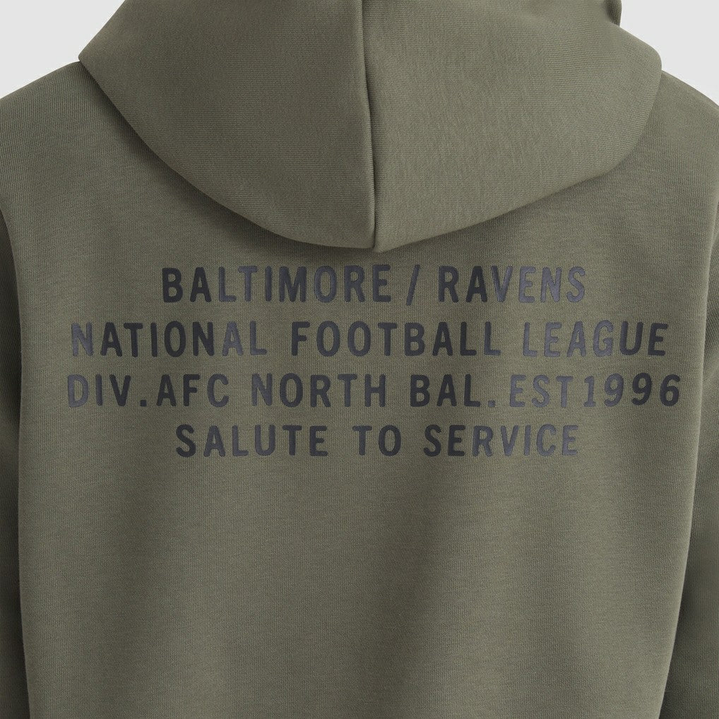 Baltimore Ravens Women's 2025 Salute to Service Sideline Standard Issue Dri-FIT Hoodie - Olive | Nike cheap