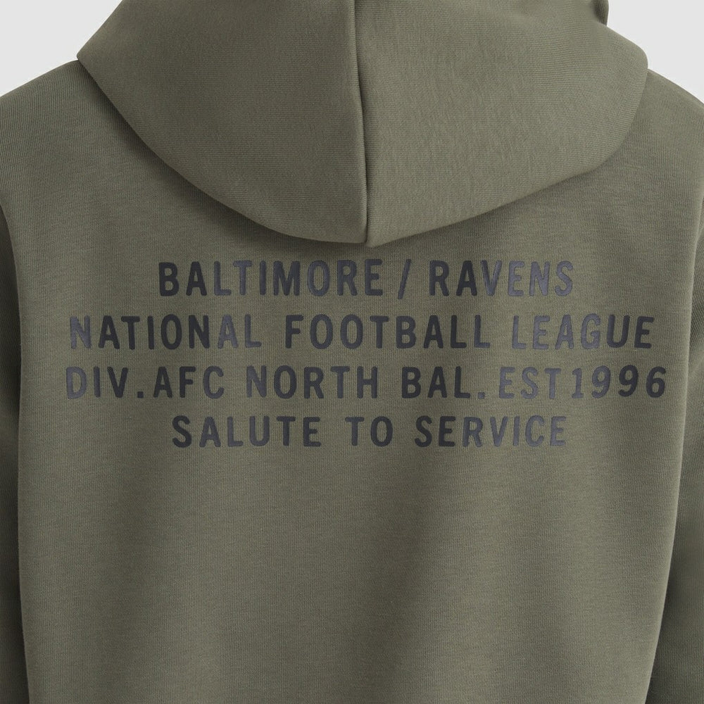 Baltimore Ravens Women's 2025 Salute to Service Sideline Standard Issue Dri-FIT Hoodie - Olive | Nike cheap