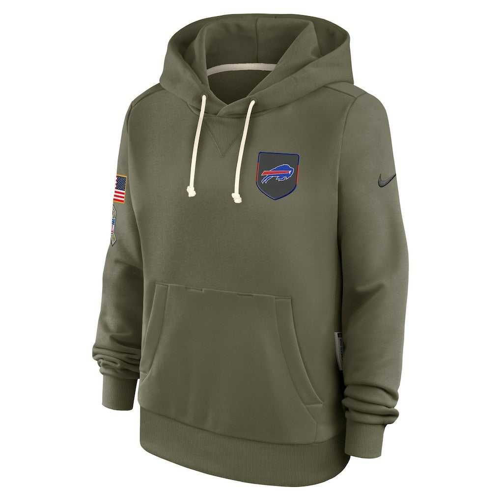 Buffalo Bills Women's 2025 Salute to Service Sideline Standard Issue Dri-FIT Hoodie - Olive | Nike cheap