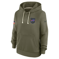 Buffalo Bills Women's 2025 Salute to Service Sideline Standard Issue Dri-FIT Hoodie - Olive | Nike cheap