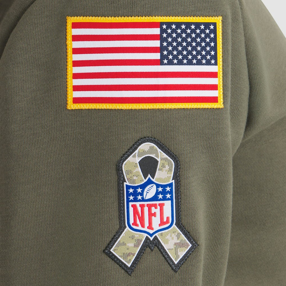 Seattle Seahawks Women's 2025 Salute to Service Sideline Standard Issue Dri-FIT Hoodie - Olive | Nike discount