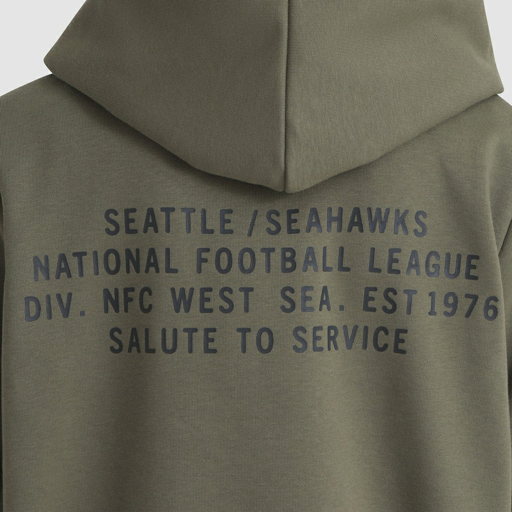 Seattle Seahawks Women's 2025 Salute to Service Sideline Standard Issue Dri-FIT Hoodie - Olive | Nike discount