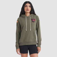 Tampa Bay Buccaneers Women's 2025 Salute to Service Sideline Standard Issue Dri-FIT Hoodie - Olive | Nike cheap