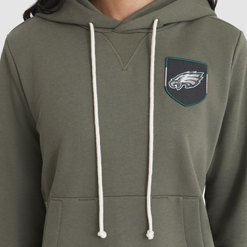 Philadelphia Eagles Women's 2025 Salute to Service Sideline Standard Issue Dri-FIT Hoodie - Olive | Nike sale
