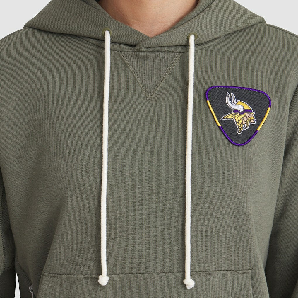 Minnesota Vikings Women's 2025 Salute to Service Sideline Standard Issue Dri-FIT Hoodie - Olive | Nike sale