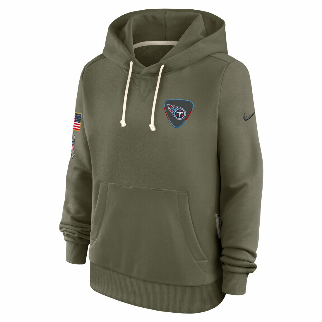 Tennessee Titans Women's 2025 Salute to Service Sideline Standard Issue Dri-FIT Hoodie - Olive | Nike sale