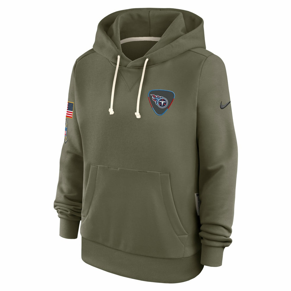 Tennessee Titans Women's 2025 Salute to Service Sideline Standard Issue Dri-FIT Hoodie - Olive | Nike sale