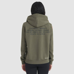 Cincinnati Bengals Women's 2025 Salute to Service Sideline Standard Issue Dri-FIT Hoodie - Olive | Nike for sale