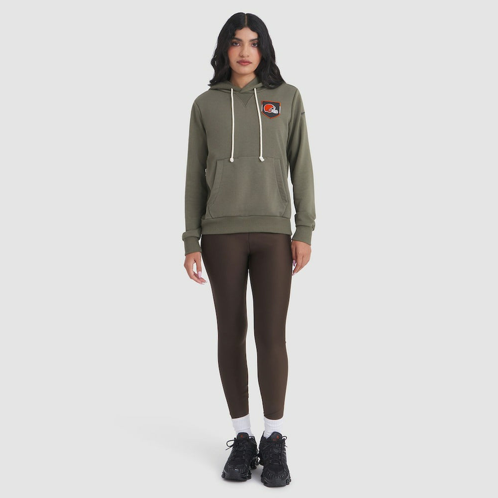 Cleveland Browns Women's 2025 Salute to Service Sideline Standard Issue Dri-FIT Hoodie - Olive | Nike outlet