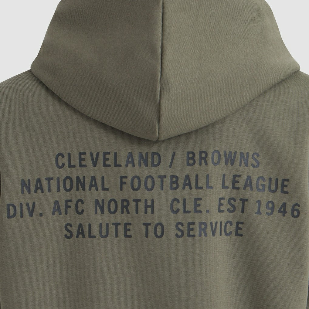 Cleveland Browns Women's 2025 Salute to Service Sideline Standard Issue Dri-FIT Hoodie - Olive | Nike outlet