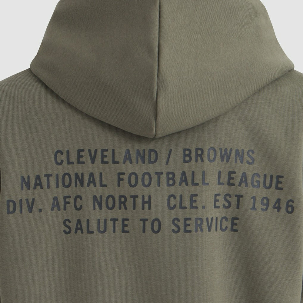 Cleveland Browns Women's 2025 Salute to Service Sideline Standard Issue Dri-FIT Hoodie - Olive | Nike outlet