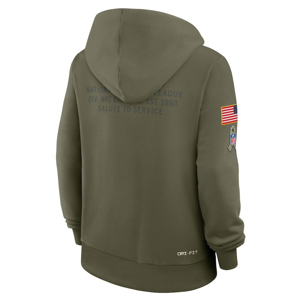Dallas Cowboys Women's 2025 Salute to Service Sideline Standard Issue Dri-FIT Hoodie - Olive | Nike cheap