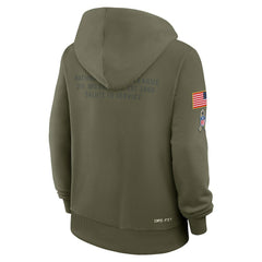 Dallas Cowboys Women's 2025 Salute to Service Sideline Standard Issue Dri-FIT Hoodie - Olive | Nike cheap