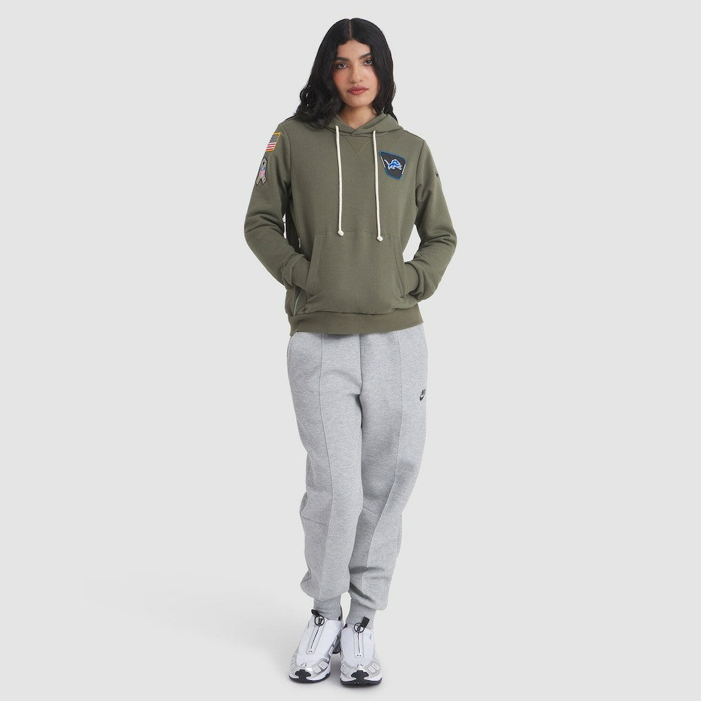 Detroit Lions Women's 2025 Salute to Service Sideline Standard Issue Dri-FIT Hoodie - Olive | Nike online