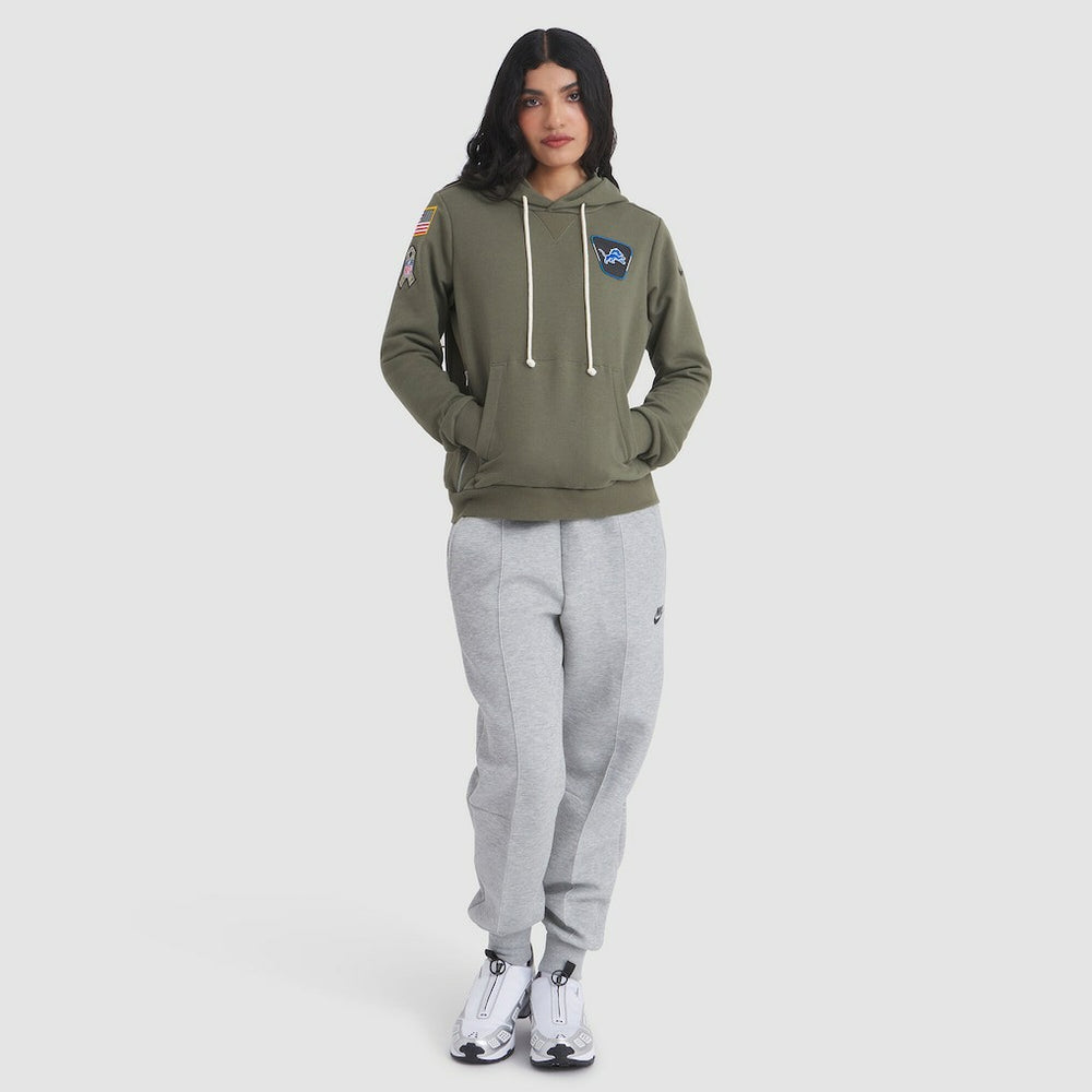 Detroit Lions Women's 2025 Salute to Service Sideline Standard Issue Dri-FIT Hoodie - Olive | Nike online