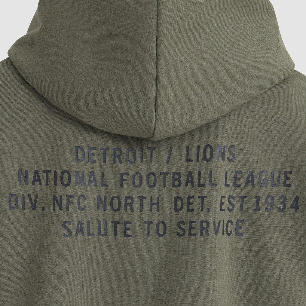 Detroit Lions Women's 2025 Salute to Service Sideline Standard Issue Dri-FIT Hoodie - Olive | Nike online