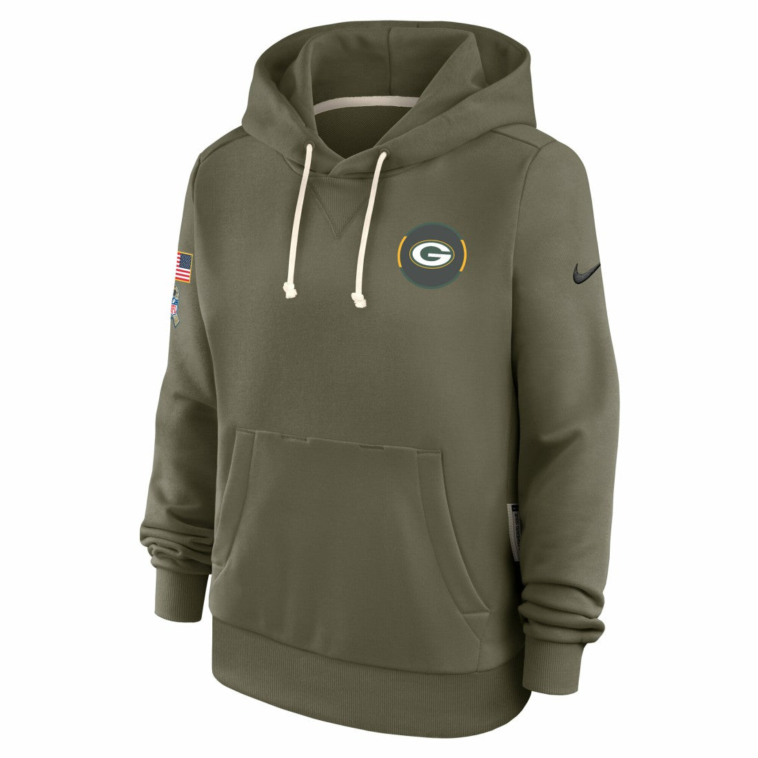 Green Bay Packers Women's 2025 Salute to Service Sideline Standard Issue Dri-FIT Hoodie - Olive | Nike online