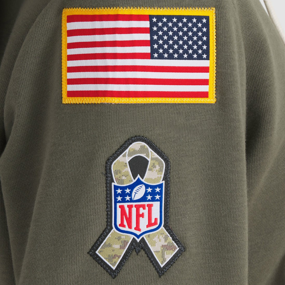Green Bay Packers Women's 2025 Salute to Service Sideline Standard Issue Dri-FIT Hoodie - Olive | Nike online