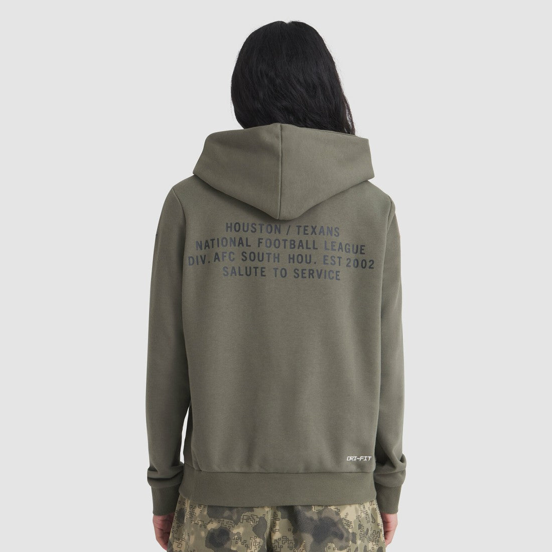 Houston Texans Women's 2025 Salute to Service Sideline Standard Issue Dri-FIT Hoodie - Olive | Nike outlet