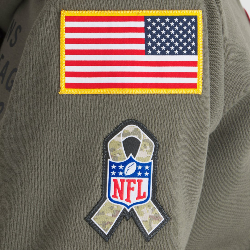 Houston Texans Women's 2025 Salute to Service Sideline Standard Issue Dri-FIT Hoodie - Olive | Nike outlet