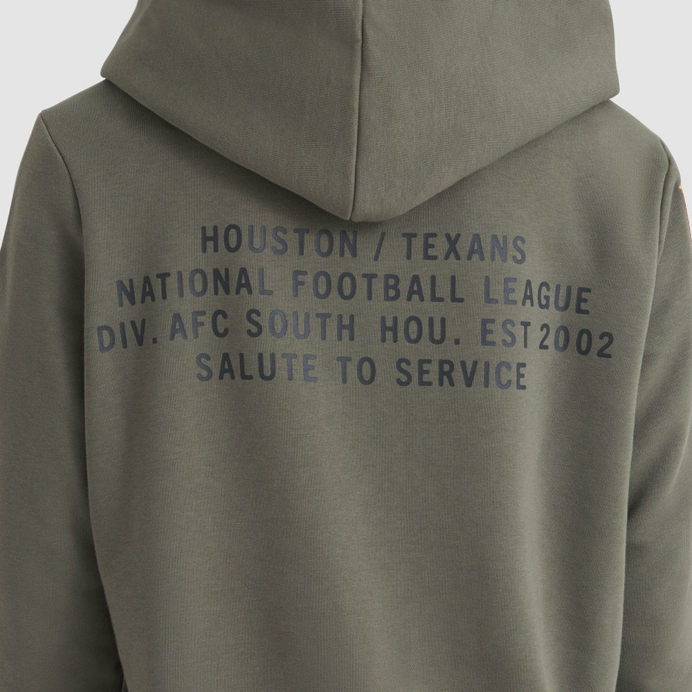 Houston Texans Women's 2025 Salute to Service Sideline Standard Issue Dri-FIT Hoodie - Olive | Nike outlet