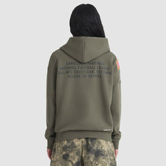 Carolina Panthers Women's 2025 Salute to Service Sideline Standard Issue Dri-FIT Hoodie - Olive | Nike for sale