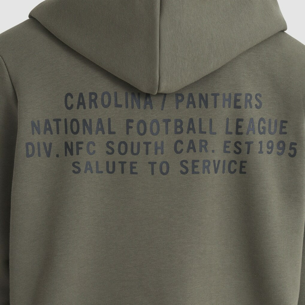 Carolina Panthers Women's 2025 Salute to Service Sideline Standard Issue Dri-FIT Hoodie - Olive | Nike for sale