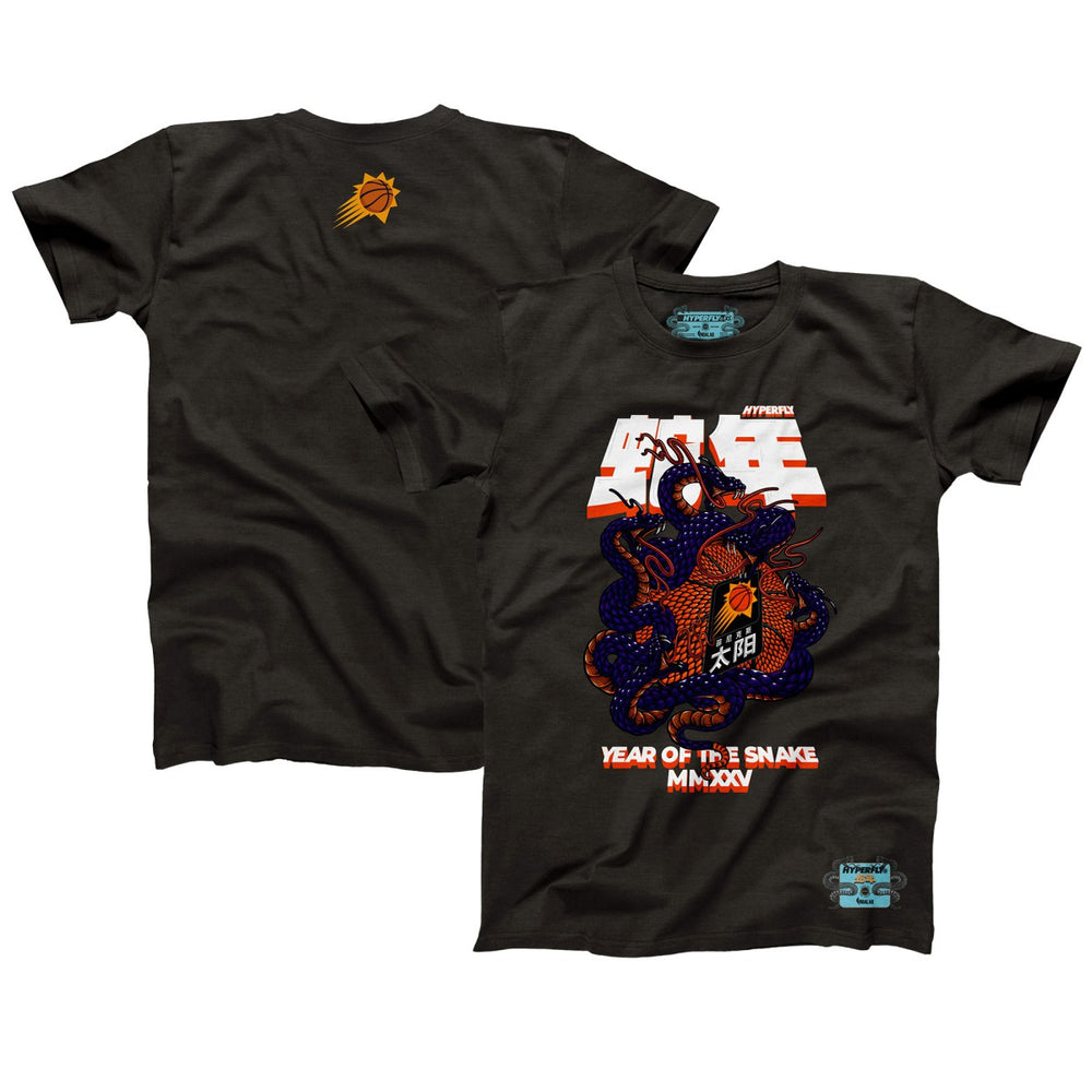 Phoenix Suns NBALab x Hyperfly Unisex Year of the Snake Lunar New Year Collection T-Shirt - Heather Black outlet