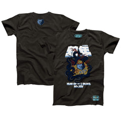 Memphis Grizzlies NBALab x Hyperfly Unisex Year of the Snake Lunar New Year Collection T-Shirt - Heather Black outlet