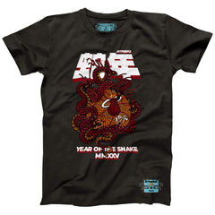 Miami Heat NBALab x Hyperfly Unisex Year of the Snake Lunar New Year Collection T-Shirt - Heather Black on sale